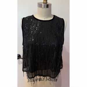 Avec Les Filles Sequins Top